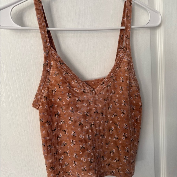 American Eagle Outfitters Brown Cropped Camisole - Picture 3 of 5